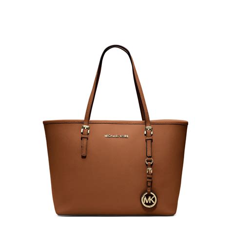 jet set travel saffiano leather small tote michael kors|Michael Kors saffiano leather.